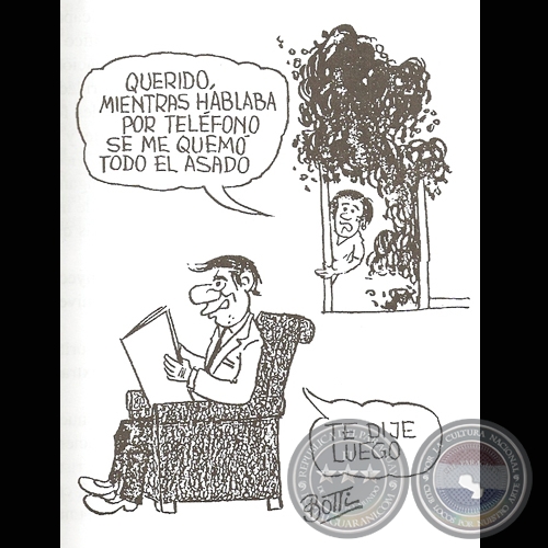 MAS PARAGUAYO QUE LA MANDIOCA - Ilustración de Fiorello Botti - Año 2007